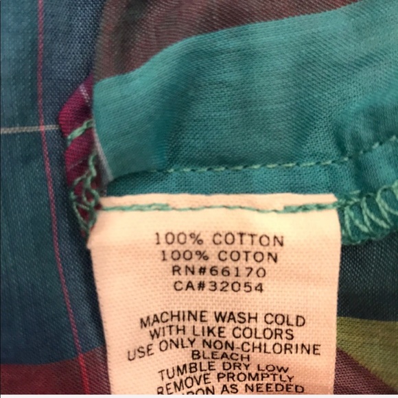 BDG Blue Plaid Rolled Sleeves Button Down Shirt - Picture 3 of 5